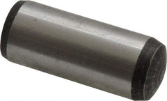 Value Collection - 16mm Diam x 40mm Pin Length Alloy Steel Pull Out Dowel Pin - C 57-63 Hardness, 1 Rounded & 1 Threaded End - Exact Tool & Supply