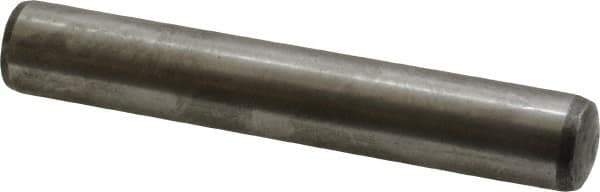 Value Collection - 16mm Diam x 100mm Pin Length Alloy Steel Pull Out Dowel Pin - C 57-63 Hardness, 1 Rounded & 1 Threaded End - Exact Tool & Supply