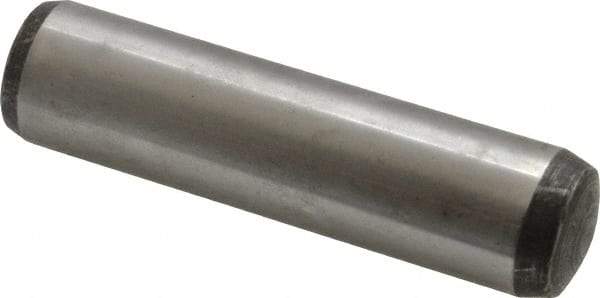 Value Collection - 20mm Diam x 80mm Pin Length Alloy Steel Pull Out Dowel Pin - C 57-63 Hardness, 1 Rounded & 1 Threaded End - Exact Tool & Supply
