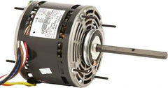 US Motors - 1/3 hp, OPAO Enclosure, Auto Thermal Protection, 1,075 RPM, 460 Volt, 60 Hz, Industrial Electric AC/DC Motor - Size 48 Frame, All Angle Stud Mount, 2 Speed, Ball Bearings, 1.3 Full Load Amps, B Class Insulation, CCW Lead End Rev - Exact Tool & Supply