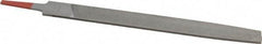 Simonds File - 12" Long, Bastard Cut, Flat American-Pattern File - Double Cut, Tang - Exact Tool & Supply