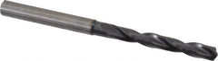 Guhring - 5.4mm 140° Solid Carbide Jobber Drill - FIREX Finish, Right Hand Cut, Spiral Flute, Straight Shank, 82mm OAL, SU Point - Exact Tool & Supply