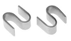 Quantum Storage - 3" High, Open Shelving Wire Shelving S-Hook - Exact Tool & Supply