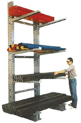 Made in USA - 48 Inches Long, Extra Heavy Duty, Straight Arm - Without Lip, 2,500 Lb. Load Limit - Exact Tool & Supply