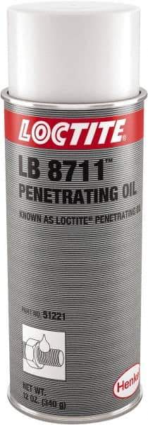 Loctite - 16 oz Aerosol Can Penetrant/Lubricant - Yellow, 100°F Max - Exact Tool & Supply