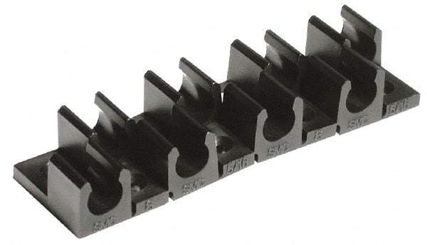 SMC PNEUMATICS - Multitube Holder - Black, 6 Slots - Exact Tool & Supply