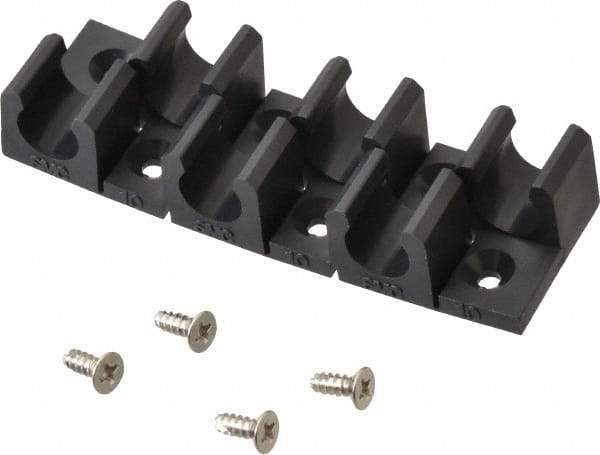 SMC PNEUMATICS - Multitube Holder - Black, 6 Slots - Exact Tool & Supply