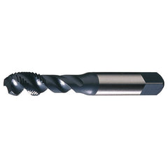 ‎1/4-20 UNC 3 Flute H3 HSS (M4) CNC For Soft Metals Spiral Flute for Steel and Stainless Steel- Steam Oxide - Exact Tool & Supply