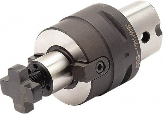 Seco - C3 Modular Connection 16mm Pilot Diam Shell Mill Holder - 30mm Flange to Nose End Projection, 38mm Nose Diam, Through-Spindle Coolant - Exact Tool & Supply