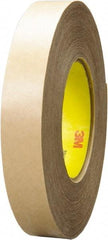 3M - 60 Yds. Long x, High Strength Acrylic Adhesive Transfer Tape - Paper Liner, 5 mil Thick - Exact Tool & Supply