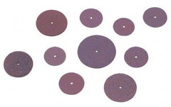 Tru-Maxx - 16" 46 Grit Aluminum Oxide Cutoff Wheel - 1/8" Thick, 1" Arbor, 2,268 Max RPM, Use with Stationary Tools - Exact Tool & Supply