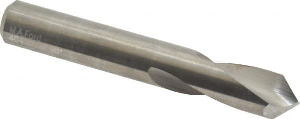 M.A. Ford - 3/8" Body Diam, 90°, 2-1/2" OAL, Solid Carbide Spotting Drill - Exact Tool & Supply
