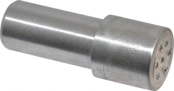 Made in USA - 2 Carat Multi-Point Cluster Diamond Dresser - 1/2" Shank Diam, Contains 7 Stones - Exact Tool & Supply