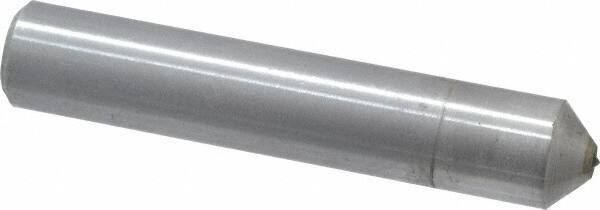 Made in USA - 1/8 Max Convex Radius Single Point Diamond Dresser - 2" Long x 3/8" Shank Diam - Exact Tool & Supply