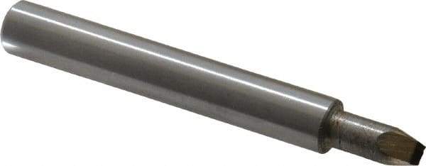 Made in USA - 0.01 Max Concave Radius Single Point Diamond Dresser - 2" Long x 3/8" Shank Diam - Exact Tool & Supply