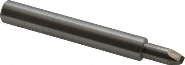 Made in USA - 0.02 Max Concave Radius Single Point Diamond Dresser - 2" Long x 3/8" Shank Diam - Exact Tool & Supply