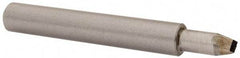 Made in USA - 1/8" Max Concave Radius Single Point Diamond Dresser - 2" Long x 3/8" Shank Diam - Exact Tool & Supply