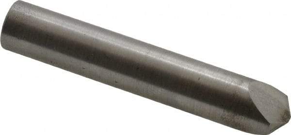 Value Collection - 3/4 Carat Lapped Chisel Single Point Diamond Dresser - 2-1/2" Long x 7/16" Shank Diam, 60° Included Angle - Exact Tool & Supply