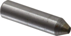 Made in USA - 1" Long x 1/4" Shank Diam Thread Single Point Diamond Dresser - 75° Included Angle - Exact Tool & Supply
