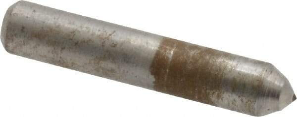 Made in USA - 1" Long x 3/16" Shank Diam Phono Point Diamond Dresser - 90° Included Angle - Exact Tool & Supply