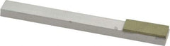 Made in USA - Fine, 1" Length of Cut, Single End Diamond Hone - 100 Grit, 3/8" Wide x 3/8" High x 4" OAL - Exact Tool & Supply