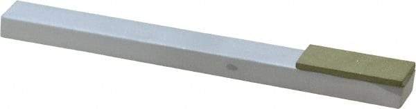 Made in USA - Very Fine, 1" Length of Cut, Single End Diamond Hone - 220 Grit, 3/8" Wide x 3/8" High x 4" OAL - Exact Tool & Supply