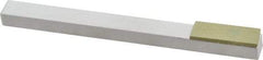 Made in USA - Super Fine, 1" Length of Cut, Single End Diamond Hone - 400 Grit, 3/8" Wide x 3/8" High x 4" OAL - Exact Tool & Supply