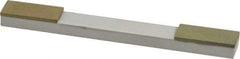 Made in USA - Extra Fine, 1" Length of Cut, Double End Diamond Hone - 180 & 320 Grit, 3/8" Wide x 3/8" High x 4" OAL - Exact Tool & Supply
