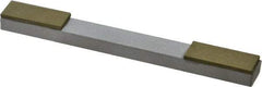 Made in USA - Super Fine, 1" Length of Cut, Double End Diamond Hone - 220 & 400 Grit, 3/8" Wide x 3/8" High x 4" OAL - Exact Tool & Supply