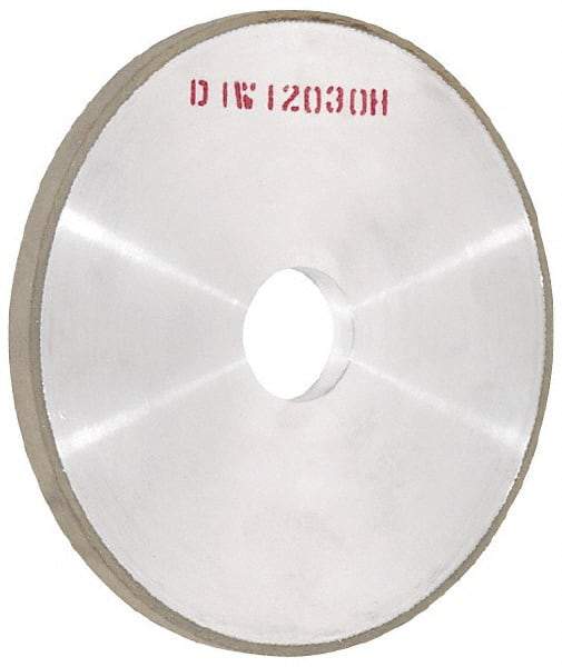 Made in USA - 8" Diam x 1-1/4" Hole x 1/2" Thick, 150 Grit Surface Grinding Wheel - Diamond, Type 1A1, Very Fine Grade - Exact Tool & Supply