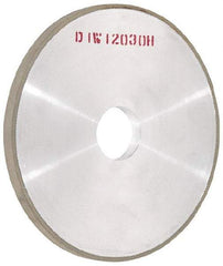Made in USA - 8" Diam x 1-1/4" Hole x 1/2" Thick, 150 Grit Surface Grinding Wheel - Diamond, Type 1A1, Very Fine Grade - Exact Tool & Supply