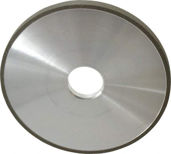 Made in USA - 6" Diam x 1-1/4" Hole x 3/8" Thick, 100 Grit Surface Grinding Wheel - Diamond, Type 1A1, Fine Grade - Exact Tool & Supply