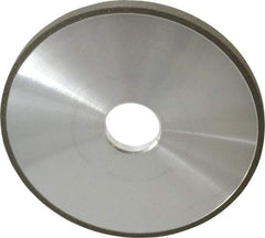 Made in USA - 6" Diam x 1-1/4" Hole x 3/8" Thick, 100 Grit Surface Grinding Wheel - Diamond, Type 1A1, Fine Grade - Exact Tool & Supply