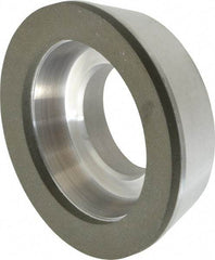 Made in USA - 3" Diam, 1-1/4" Hole Size, 7/8" Overall Thickness, 150 Grit, Type 11 Tool & Cutter Grinding Wheel - Very Fine Grade, Diamond - Exact Tool & Supply