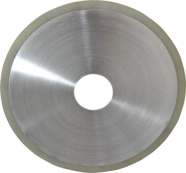 Made in USA - 6" 120 Grit Diamond Cutoff Wheel - 0.035" Thick, 1-1/4" Arbor, Use with Die Grinders - Exact Tool & Supply