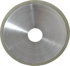 Made in USA - 6" 120 Grit Diamond Cutoff Wheel - 0.035" Thick, 1-1/4" Arbor, Use with Die Grinders - Exact Tool & Supply