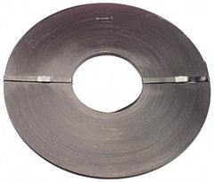 Value Collection - 865" Long x 5/8" Wide, Ribbon Coil Steel Strapping - 1,000 Lb Capacity, 0.02" Thick - Exact Tool & Supply