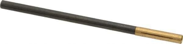 Made in USA - 2-1/2" Length x 1/8" Diam Select Through Hole Barrel Lap - 0.12" Arbor Diam, 0.6" Barrel Length, Eccentric Slot - Exact Tool & Supply