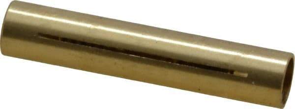 Made in USA - 1/8" Diam Select Replacement Through Hole Barrel - 0.6" Barrel Length, Eccentric Slot - Exact Tool & Supply