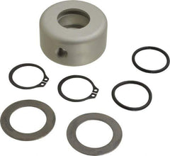 Allied Machine and Engineering - 1/8 NPT, 1" ID x 2-1/8" OD, Rotary Coolant Adapter for Indexable Tools - 1-1/8" Thick, 5/16 NC" Drive Rod Thread, 1-1/8" OAL, Series T-A - Exact Tool & Supply