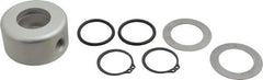 Allied Machine and Engineering - 1/4 NPT, 1-1/4" ID x 2-1/2" OD, Rotary Coolant Adapter for Indexable Tools - 1-3/8" Thick, 3/8 NC" Drive Rod Thread, 1-3/8" OAL, Series T-A - Exact Tool & Supply