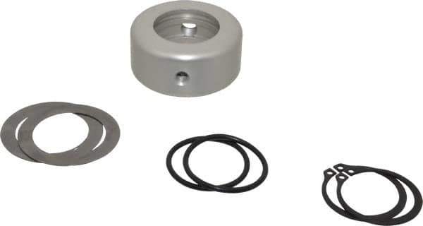 Allied Machine and Engineering - 1/4 NPT, 1-3/4" ID x 3" OD, Rotary Coolant Adapter for Indexable Tools - 1-3/8" Thick, 3/8 NC" Drive Rod Thread, 1-3/8" OAL, Series T-A - Exact Tool & Supply
