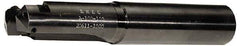 Allied Machine and Engineering - Series F, 3 to 3-7/8" Diam, 2-1/2" Diam Straight Shank, Straight Flute Spade Drill - 5-1/2" Max Depth, 6-3/4" Body Length, 9-1/2" OAL, Short Length, Through Coolant - Exact Tool & Supply