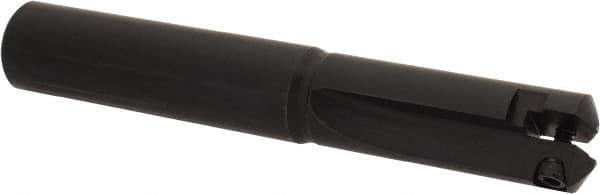 Allied Machine and Engineering - Series A, 31/32 to 1-3/8" Diam, 1" Diam Straight Shank, Straight Flute Spade Drill - 3" Max Depth, 3-17/32" Body Length, 6-1/2" OAL, Short Length - Exact Tool & Supply