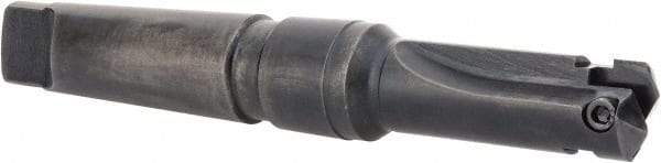 Allied Machine and Engineering - Series A, 31/32 to 1-3/8" Diam, 4MT Taper Shank, Straight Flute Spade Drill - 3" Max Depth, 3-25/32" Body Length, 7-7/8" OAL, Short Length - Exact Tool & Supply