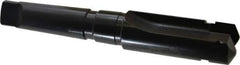 Allied Machine and Engineering - Series C, 1-1/2 to 2-3/8" Diam, 4MT Taper Shank, Straight Flute Spade Drill - 4" Max Depth, 5-1/4" Body Length, 8-7/8" OAL, Short Length - Exact Tool & Supply