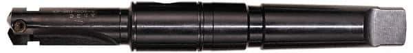 Allied Machine and Engineering - Series E, 2-1/2 to 3-3/8" Diam, 5MT Taper Shank, Straight Flute Spade Drill - 10" Max Depth, 13-5/8" Body Length, 18-7/16" OAL, Standard Length, Through Coolant - Exact Tool & Supply