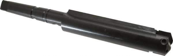 Allied Machine and Engineering - Series D, 2 to 2-7/8" Diam, 4MT Taper Shank, Straight Flute Spade Drill - 9" Max Depth, 11-15/16" Body Length, 15-9/16" OAL, Standard Length, Through Coolant - Exact Tool & Supply