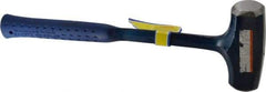 Estwing - 4 Lb Head, 16" Long Drilling Hammer - Steel Head, 1-3/8" Face Diam, 15-3/4" Long Head, Steel Handle with Grip - Exact Tool & Supply