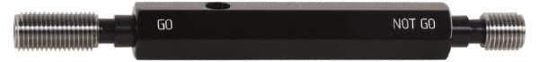 SPI - #3-56, Class 3B, Double End Plug Thread Go/No Go Gage - Steel, Size 000 Handle Included - Exact Tool & Supply